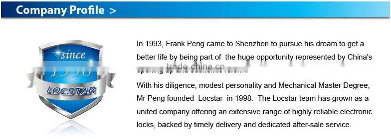 2015 Hotel Selling Stainless steel Electronic Lock