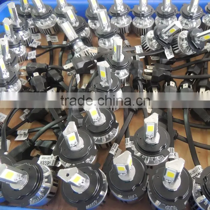 360 degrees 3 face H4 H7 H8 H9 H10 H11 H13 9005 9006 72w led headlight 6600lm led headlight high power led headlights h7