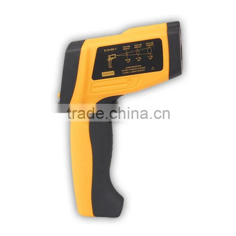 50:1 Non-contact Pyrometer -18~1150 C 0~2102 F 0.1~1EM Laser IR Infrared Thermometer