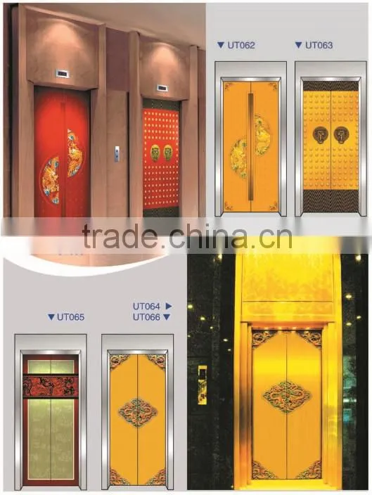 Golden & Luxurious & Vintage Style Elevator Door