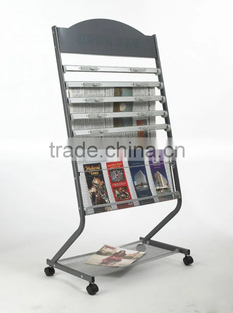 2015 popular newspaper display cabinet