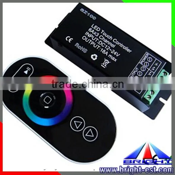 3 channels RGB LED RF Touch Controller,LED RGB strip RF controller