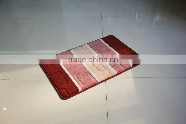 polypropylene new design anti-slip floor mat with TPR bottom