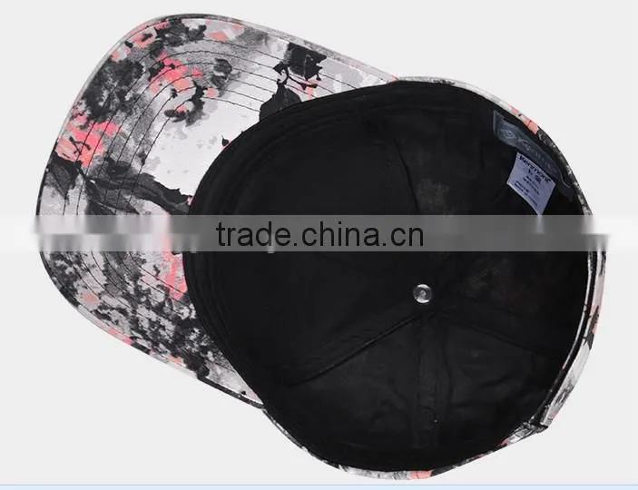Fashion pattern baseball sport cap,customized sports cap hat,sports caps and hats