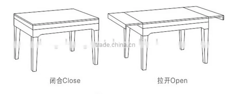 Plastic Guide Extension Table Guide Rail(table extension slide)