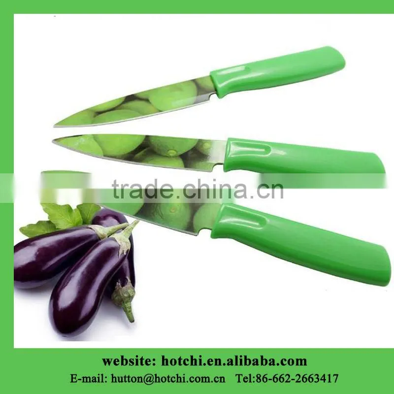 nonstick patterned swiths knife sets