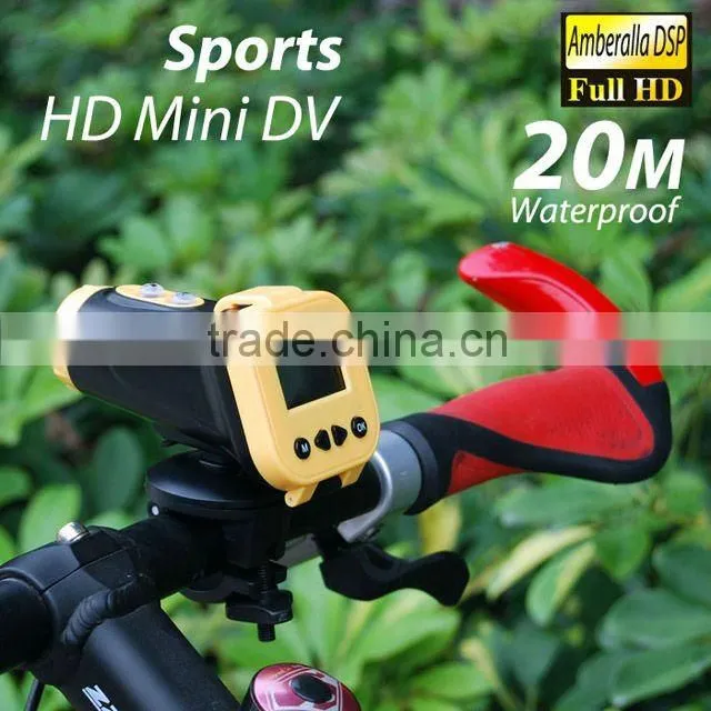 140 degree wide-angle 1080p mini sports camera