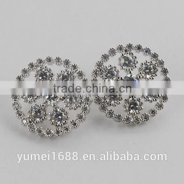 new products 2016 fashion silver stud earrings