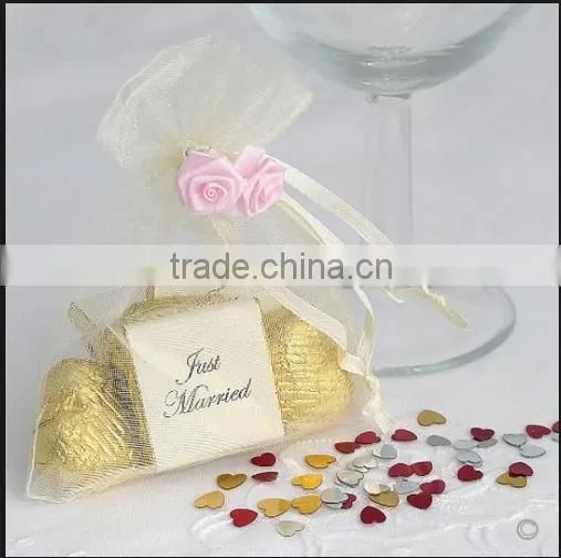 Organza,satin,microfiber,velvet,organza Material and Recyclable Feature personalized organza bags