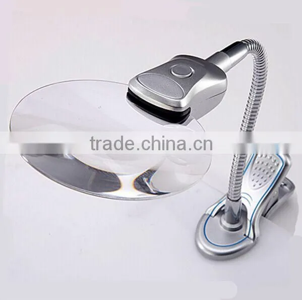 Acrylic magnifying glasses,diameter 90mm double convex optical lens