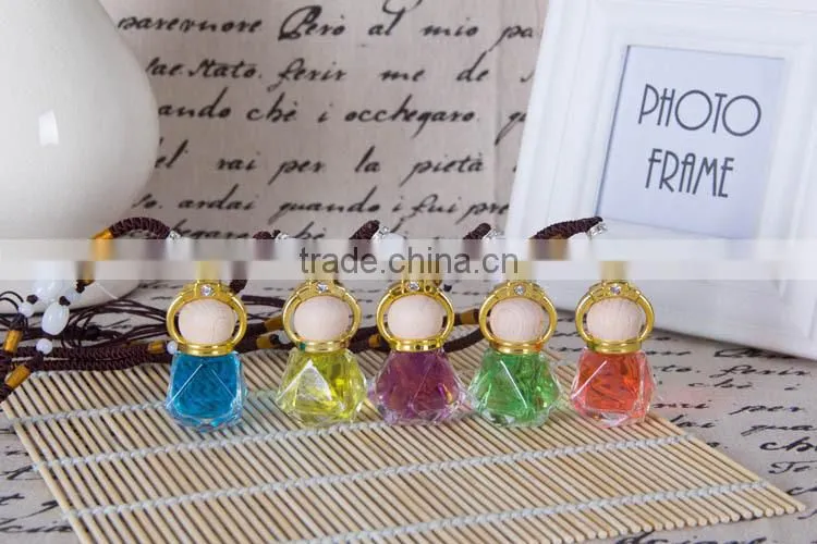 wooden cap car perfume bottle