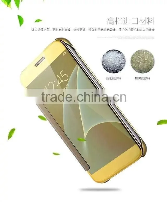 Make Up Mirror Function Cell Phone Flip Case Cover,Mirror Case For Iphone 6