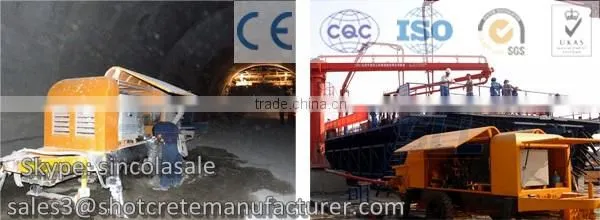 High Quality Small trailer mounted concrete pump supplier.