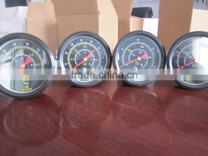 HOT!!! pressure gauge on test bench with pressure 0-6,0-1.6,0-0.6,0-0.16Mpa