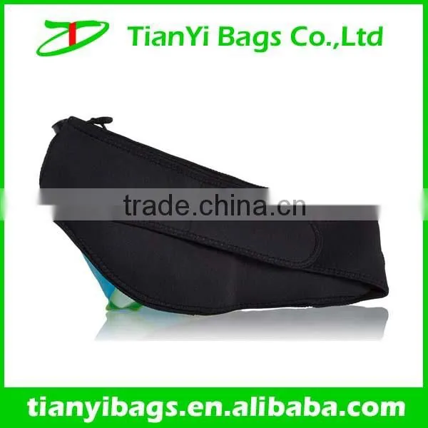 Sports waist leg bag with water bottle holder