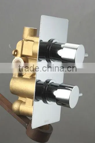 Concealed Shower Taps Dual Handles Thermostatic Shower Valve