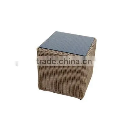 2015 rattan furniture quadrate coffee table
