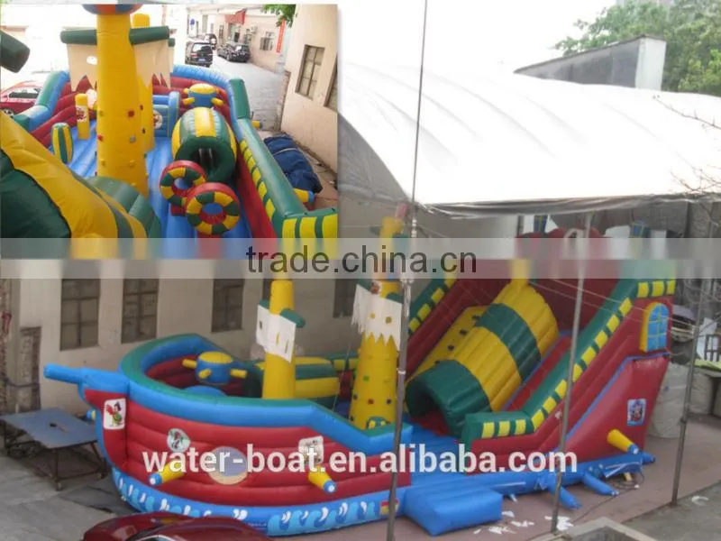 Inflatable Pirate Ship Slide