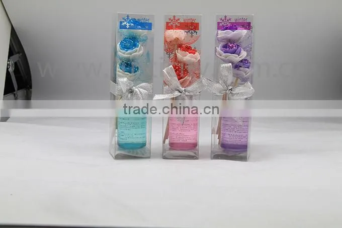 Aroma diffuser set with gift box flower reed diffuser