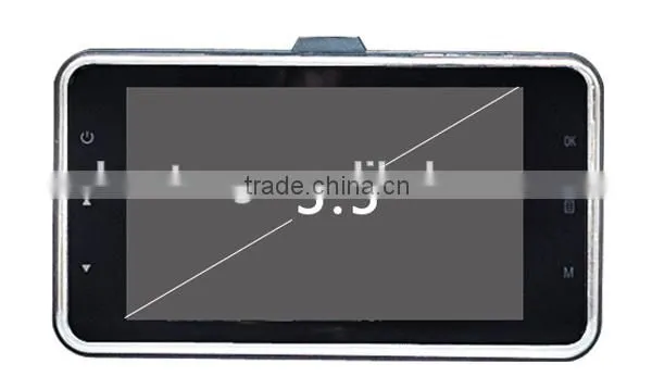 Factory direct 3.5 inch Full HD 1080P 360 degree Panoramic 4 lens car dvr
