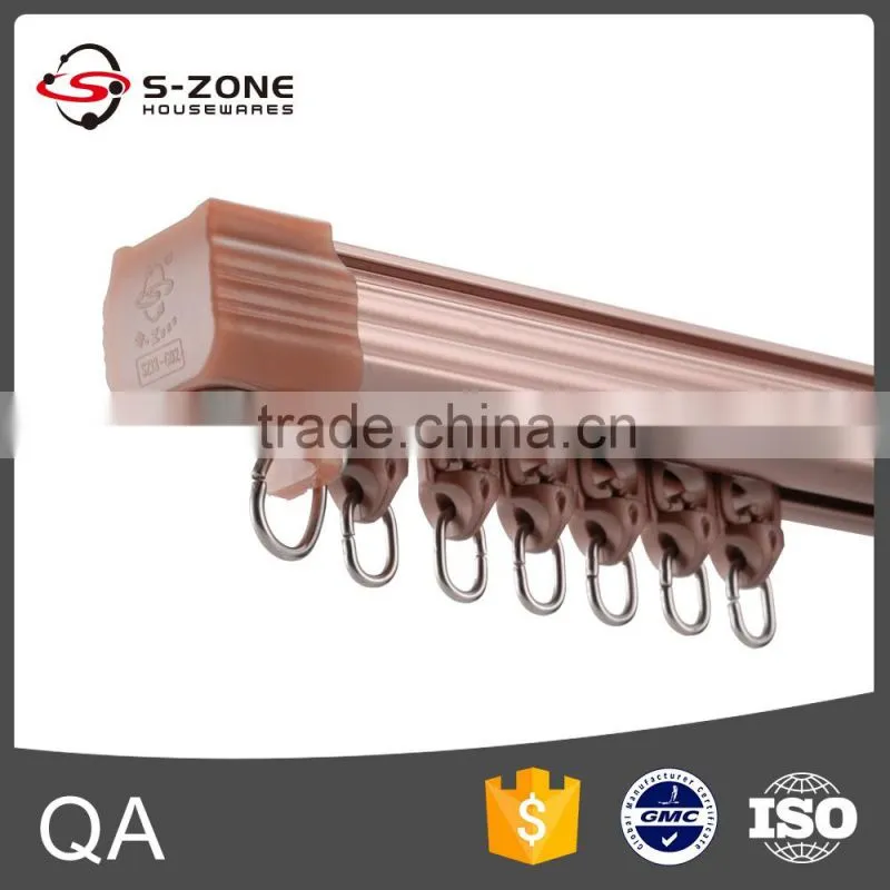 Home decoration accessories plastic cover sliding curtain rail