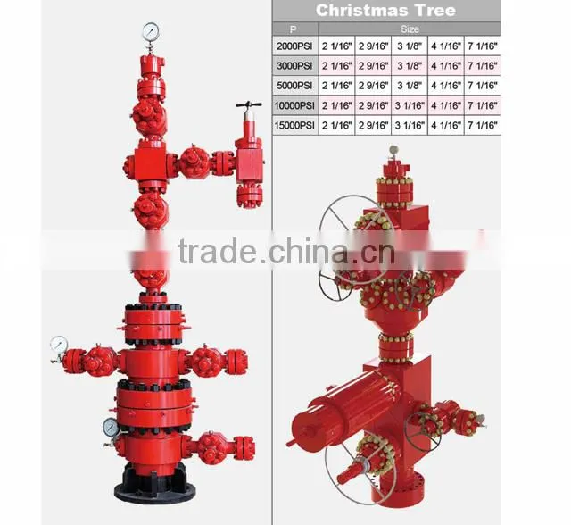 drilling and production system api 6a wellhead and christmas tree