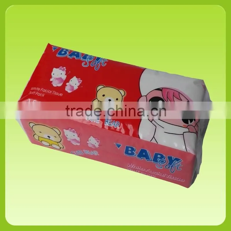Travel pack facial tissue paper