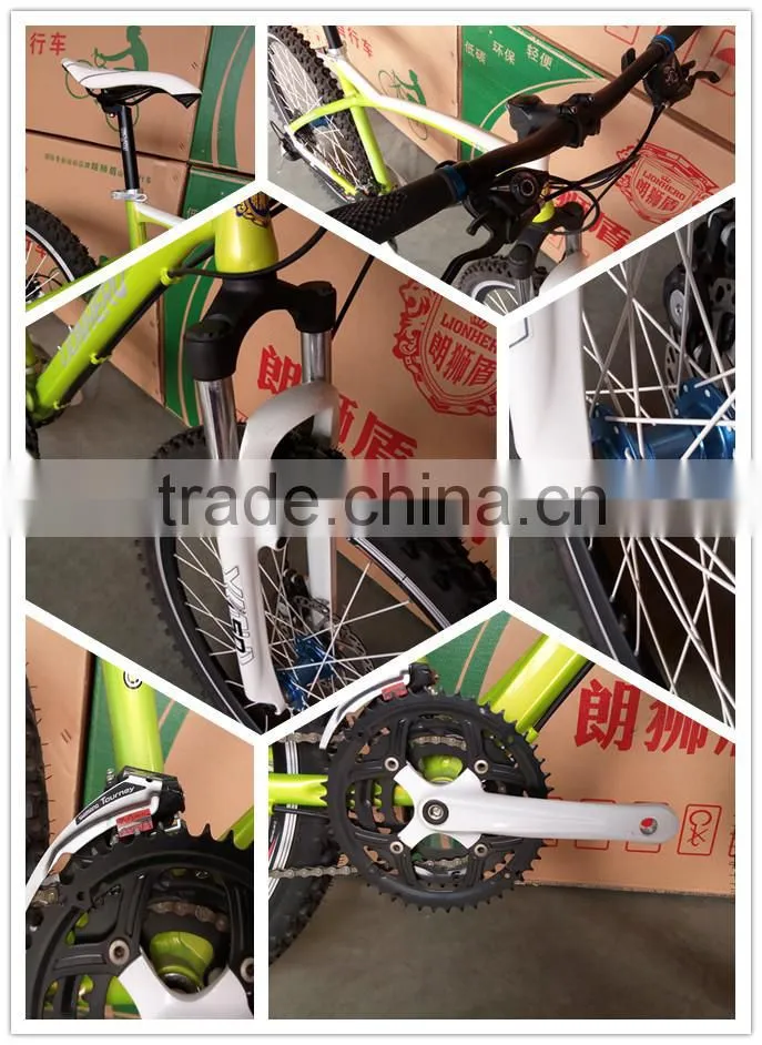 26inch high and good quality suspension alloy material mountain bike