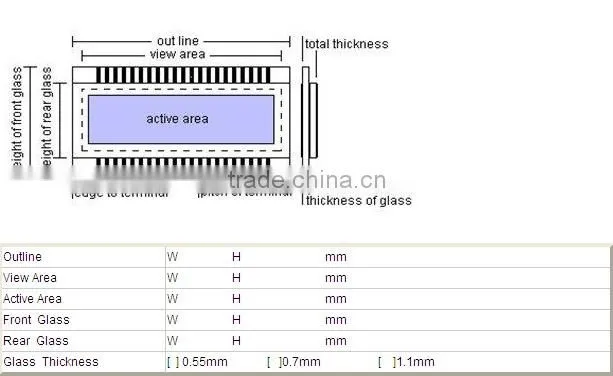 alibaba new 128*64 COG graphics LCM duang