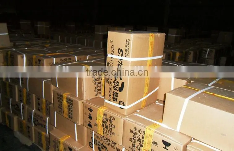 white bright candles to Ghana tower of heaven candle