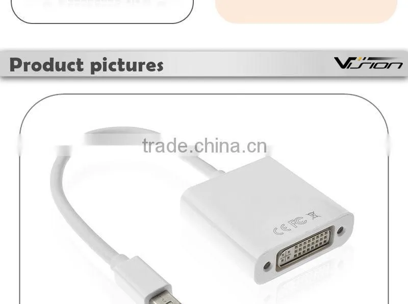 sumsung led tv female mini displayport to dvi adapter