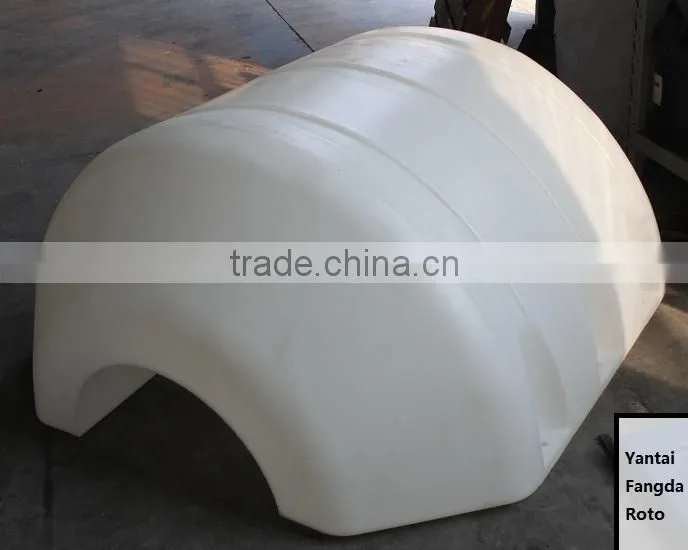 floating body from thermoforming plastic products with tough material
