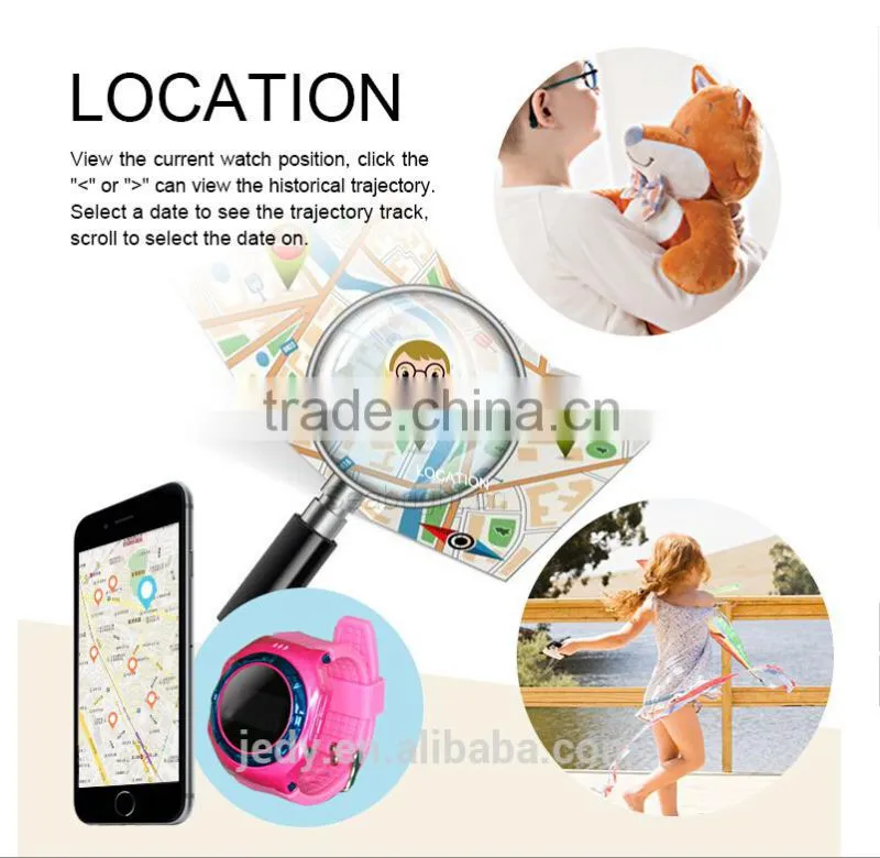 BTW-H3 Wrist watch gps tracking device for kids / Position monitoring kids gps watch / Sos calling child watch