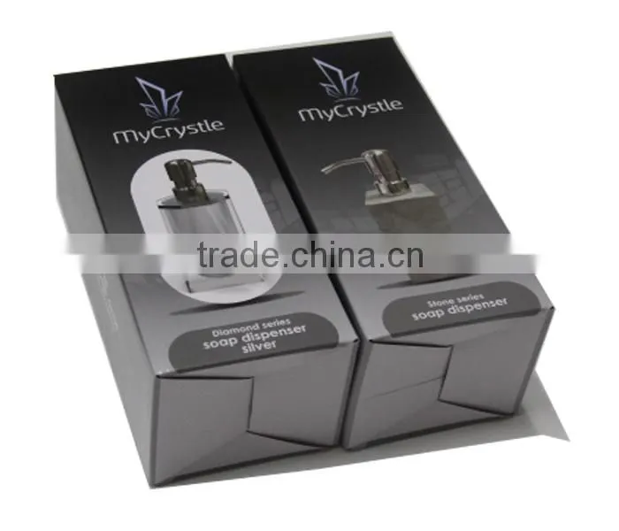OEM design color die cut paper folding gift box