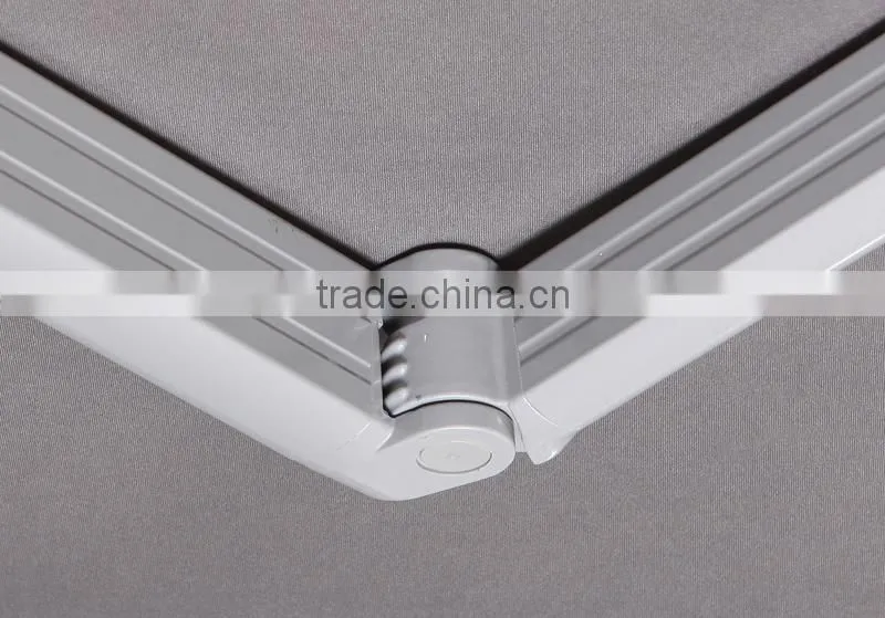 2.2m*1.5m- Retractable Full Cassette Folding arm Awning with LED lights