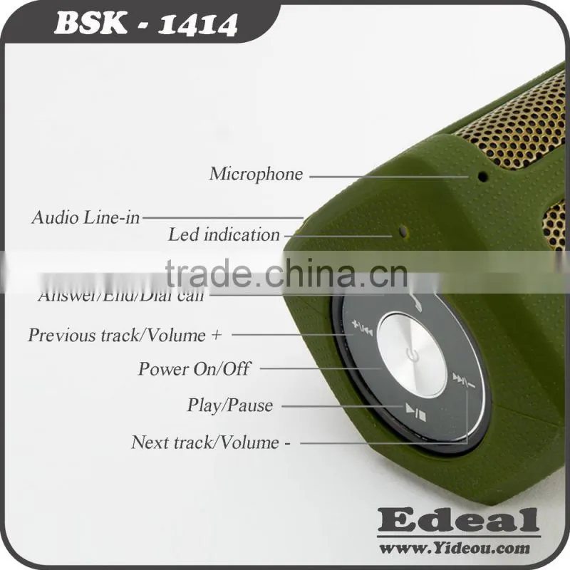 2014 power bank 7000mAh speaker for camping and hiking