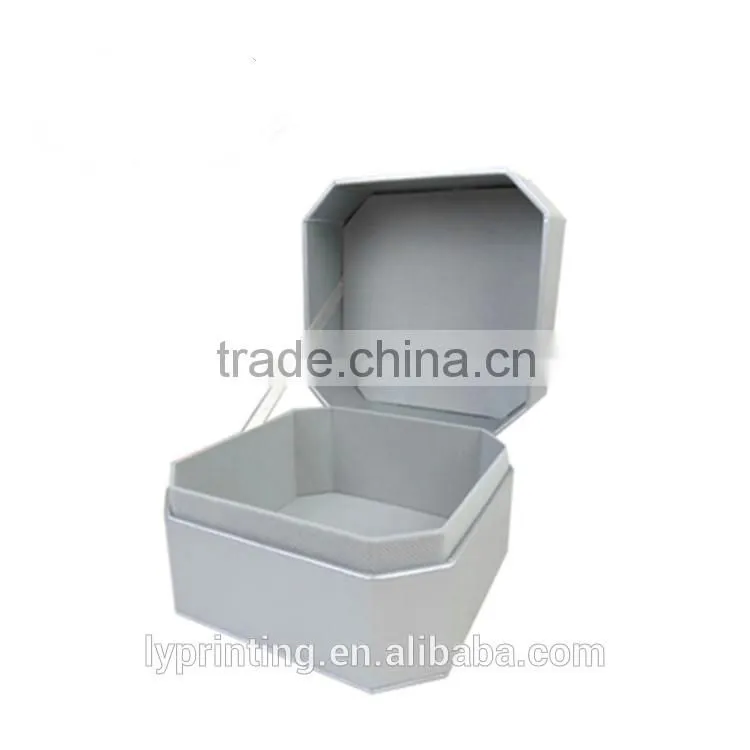 Logo printing custom necklace box, watch box, ring box printing
