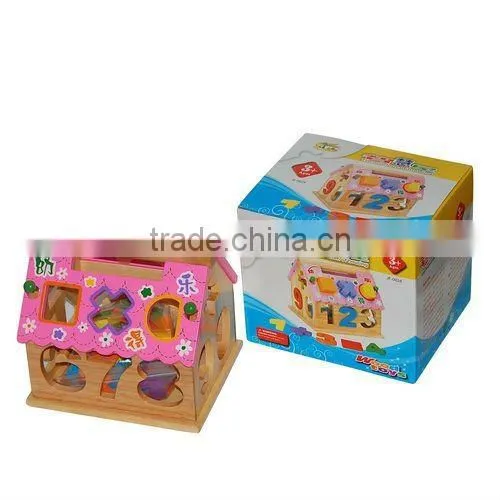 24*19.5*17.5cm High Quality Wooden Digital House with Promotions