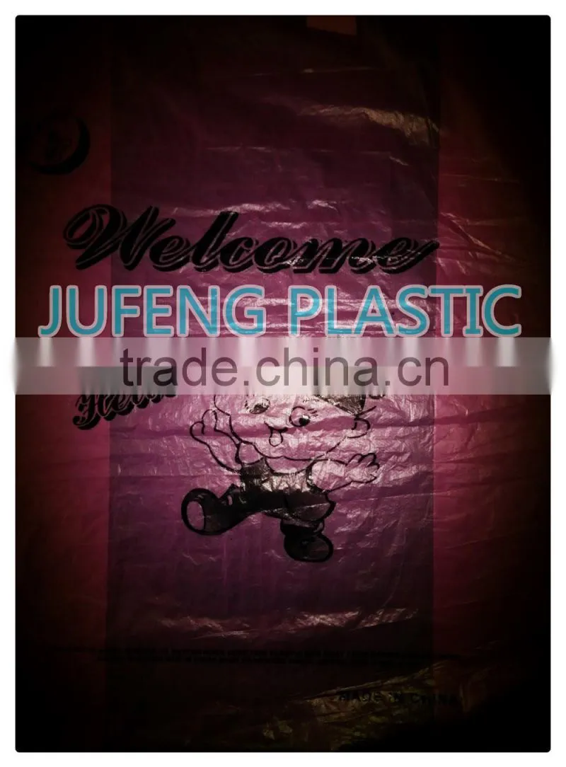 HDPE T-shirt plastic bag 25+12x42cm, 9mic