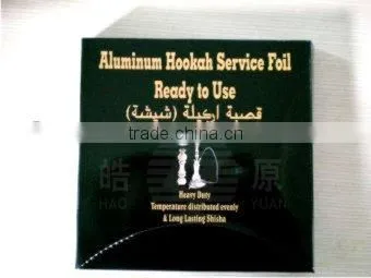 hookah shisha foil for cigarette cuting square size 130mm * 130mm