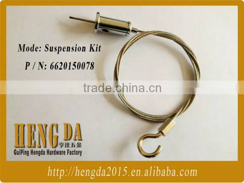 Steel lighting fixture hangers sling