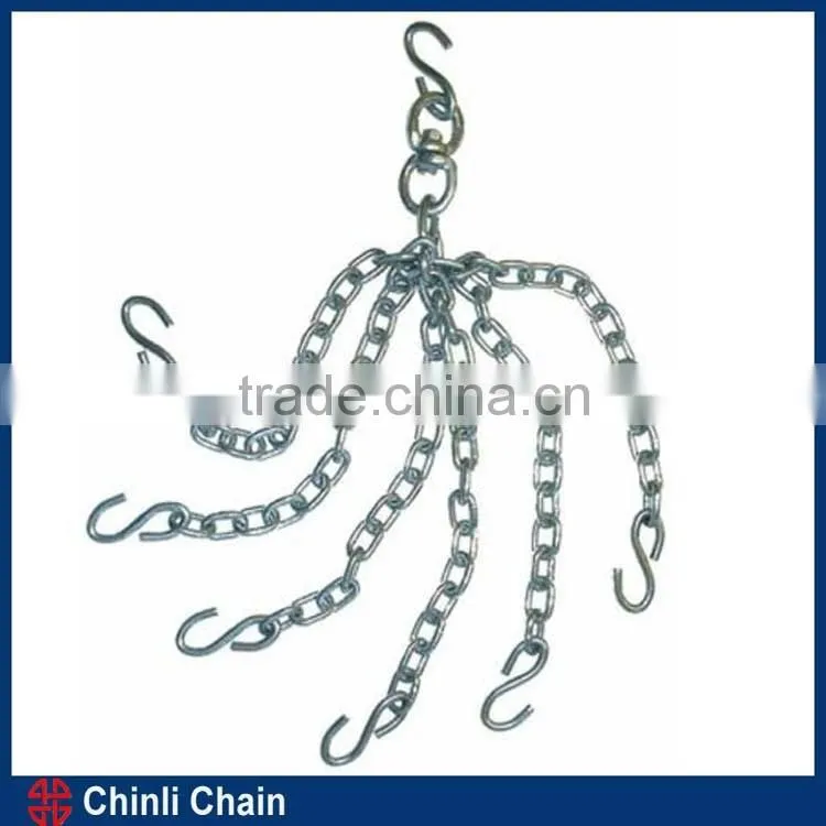 NACM1990 Standard Chain With Hooks,Trailler Safety Chain With S Hooks