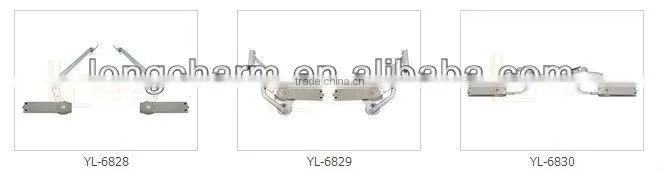 cabinet door up-turn and down-turn hydraulic support