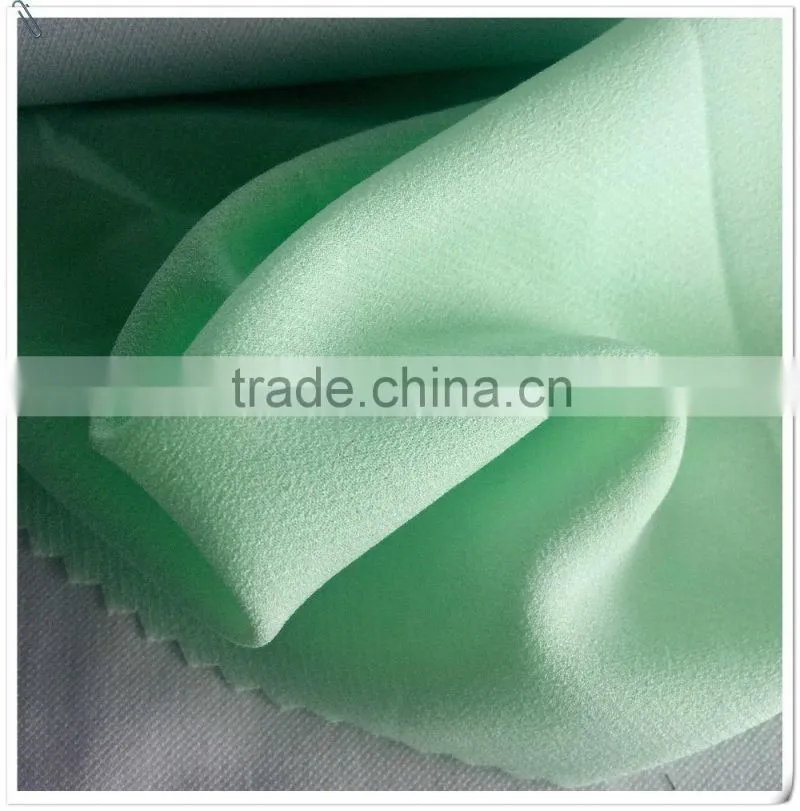 China wholesale hot product 75D*75D 100%Polyester Korea fabric Chiffon for lady's fashion dress /shirt/ blouse (#P-015)