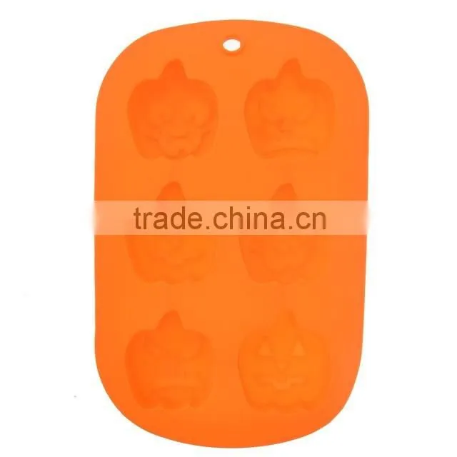 Halloween pumpkin silicone cake molds chocolate candy mould kitchen baking Cookies Cutter 3D Cake Decorating Tools