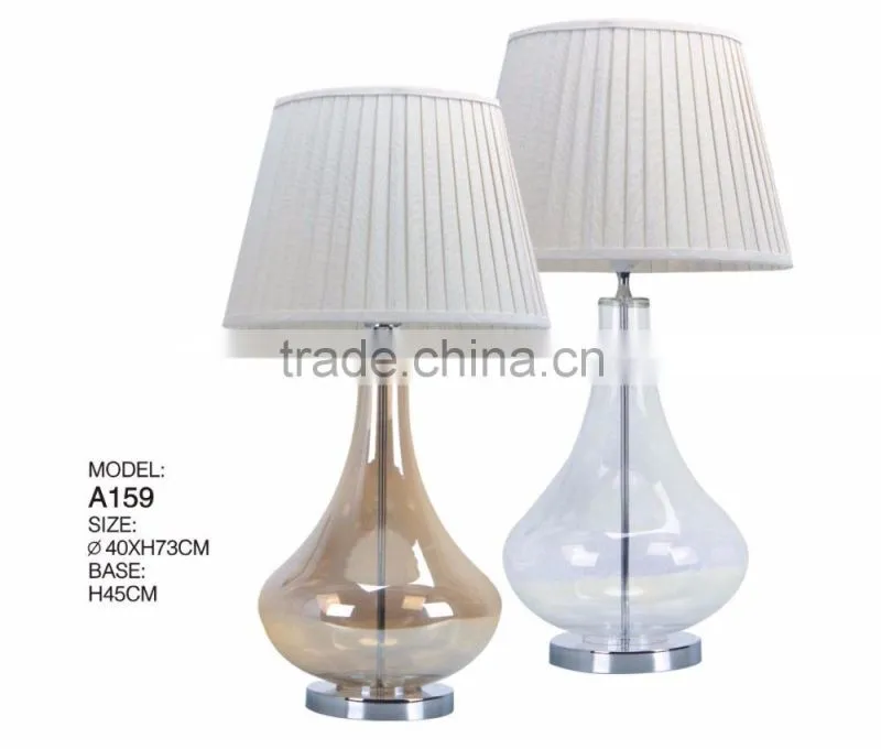 glass table lamp