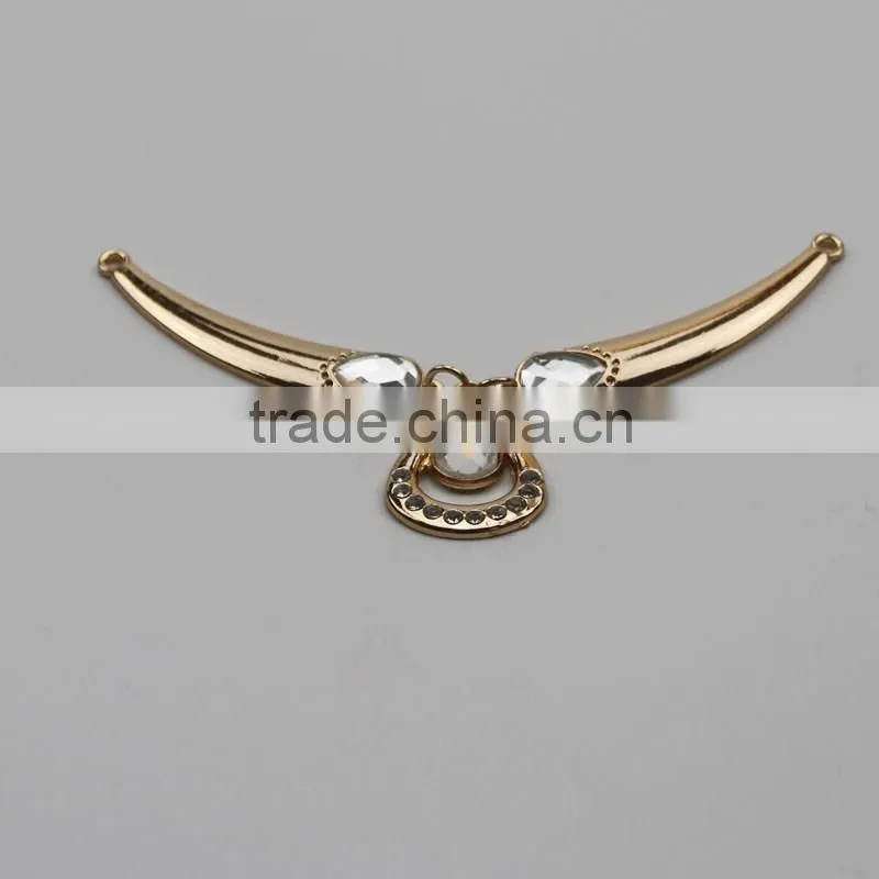 Garment accessories custom metal decoration