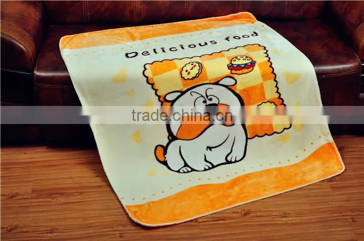 baby blanket Cartoon printed fleece blanket blanket baby