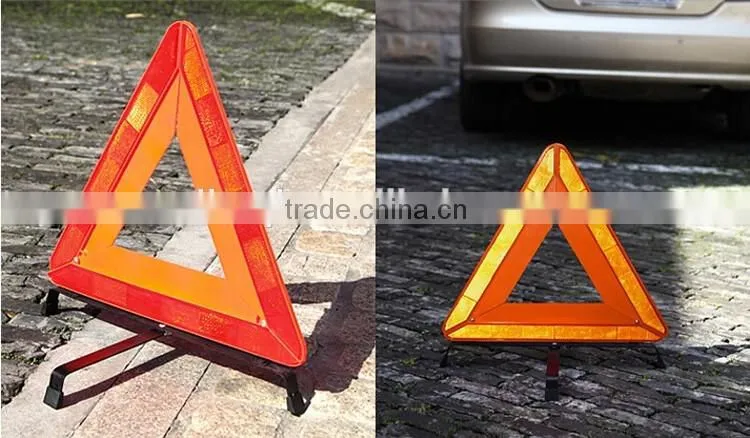 Traffic emergency triangle Warning triangle