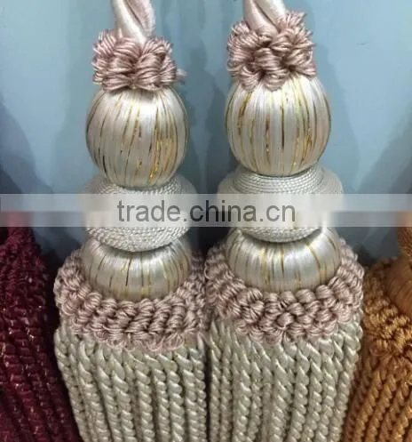 small flower bullion cotton tassel